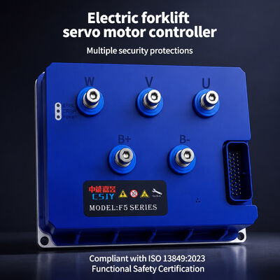 کنترلر لیفتراک برقی 24V~96V RS485 CAN IP67 SGS با گواهینامه ایمنی عملکردی، راننده کم مصرف و با راندمان بالا